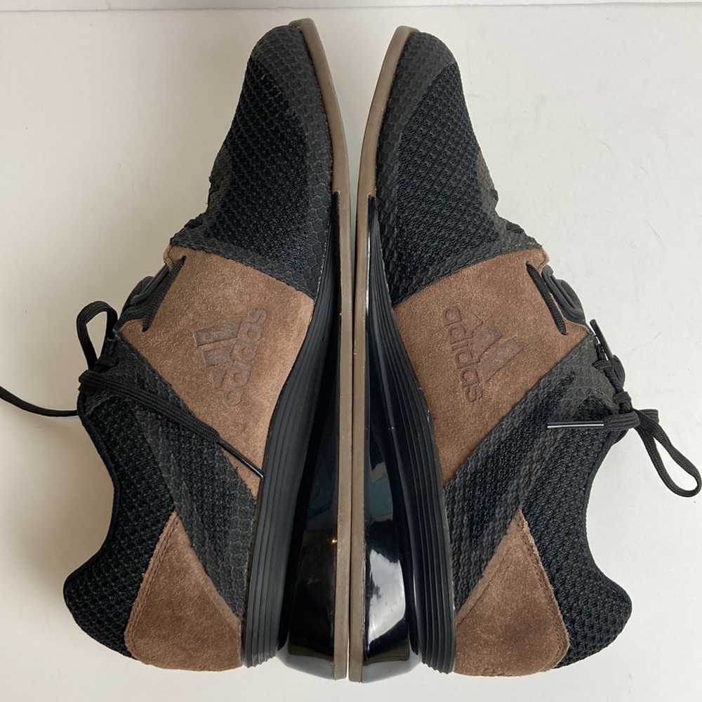 adidas Leistung 16 II BOA Weightlifting Shoes Sz 11 Black Suede Gym CrossFit - Picture 14 of 16